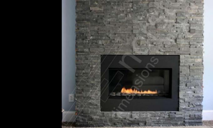 Natural Stacked Stone Veneer Example